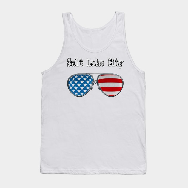 AMERICA PILOT GLASSES SALT LAKE CITY Tank Top by SAMELVES